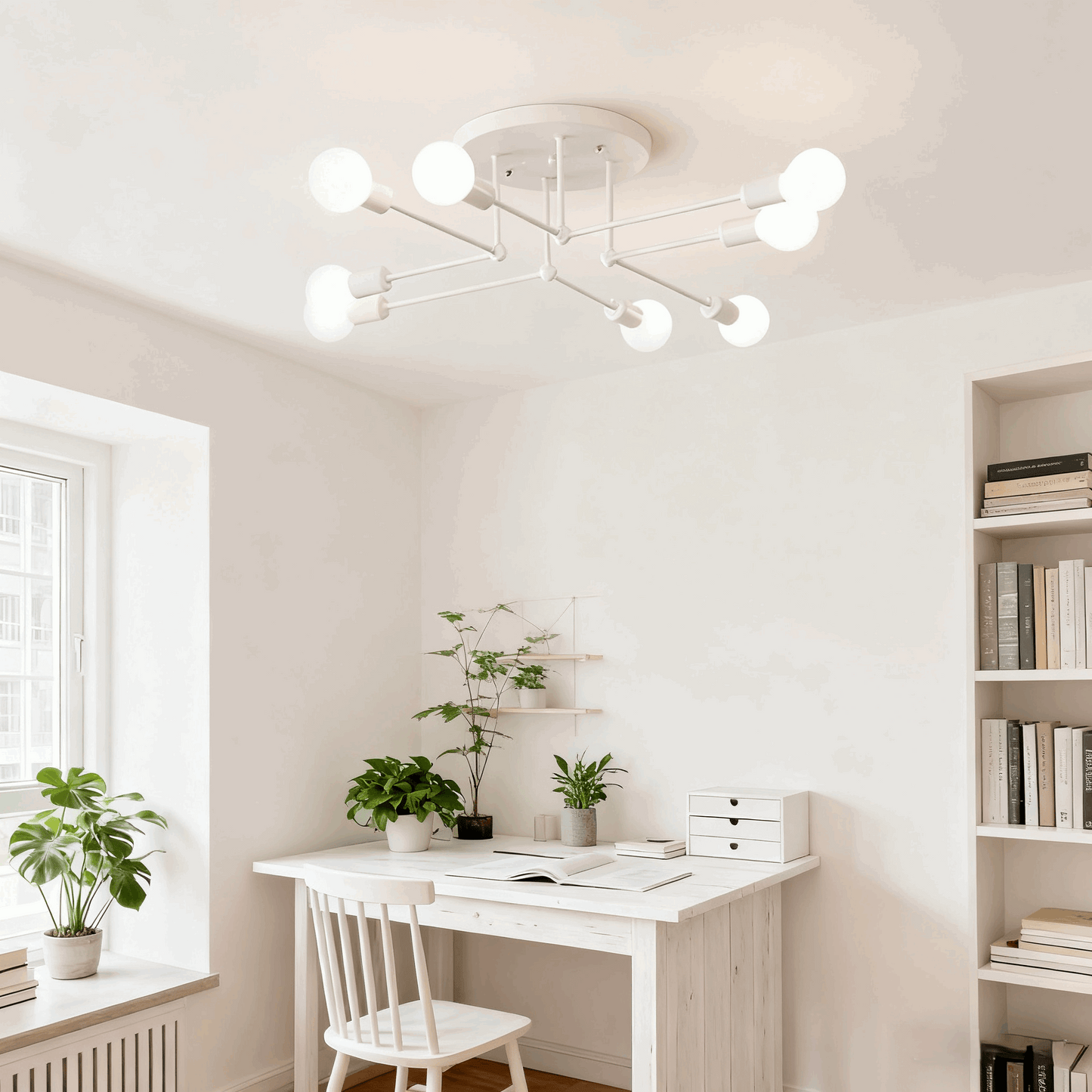 Royal Gold/Black LED Chandelier – Elegant Lighting 