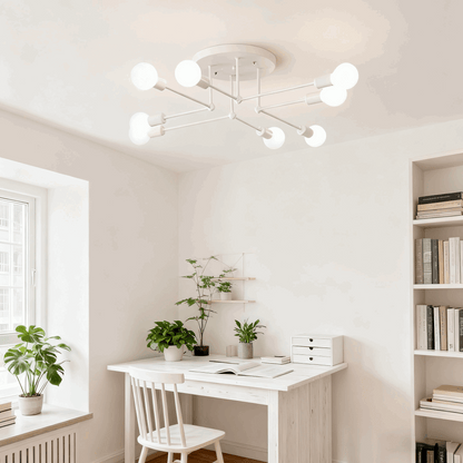 Royal Gold/Black LED Chandelier – Elegant Lighting 