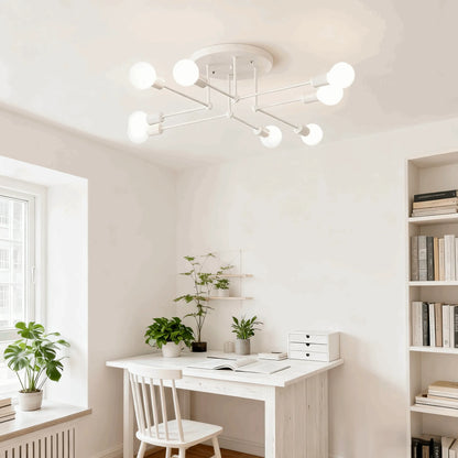 Nebula Royal Gold/Schwarz LED-Kronleuchter – Elegante Beleuchtung für Wohn-/Schlafzimmer