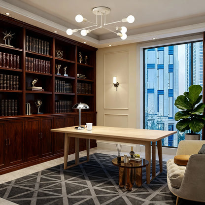 Nebula Royal Gold/Schwarz LED-Kronleuchter – Elegante Beleuchtung für Wohn-/Schlafzimmer