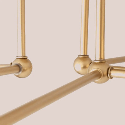 Nebula Royal Gold/Schwarz LED-Kronleuchter – Elegante Beleuchtung für Wohn-/Schlafzimmer