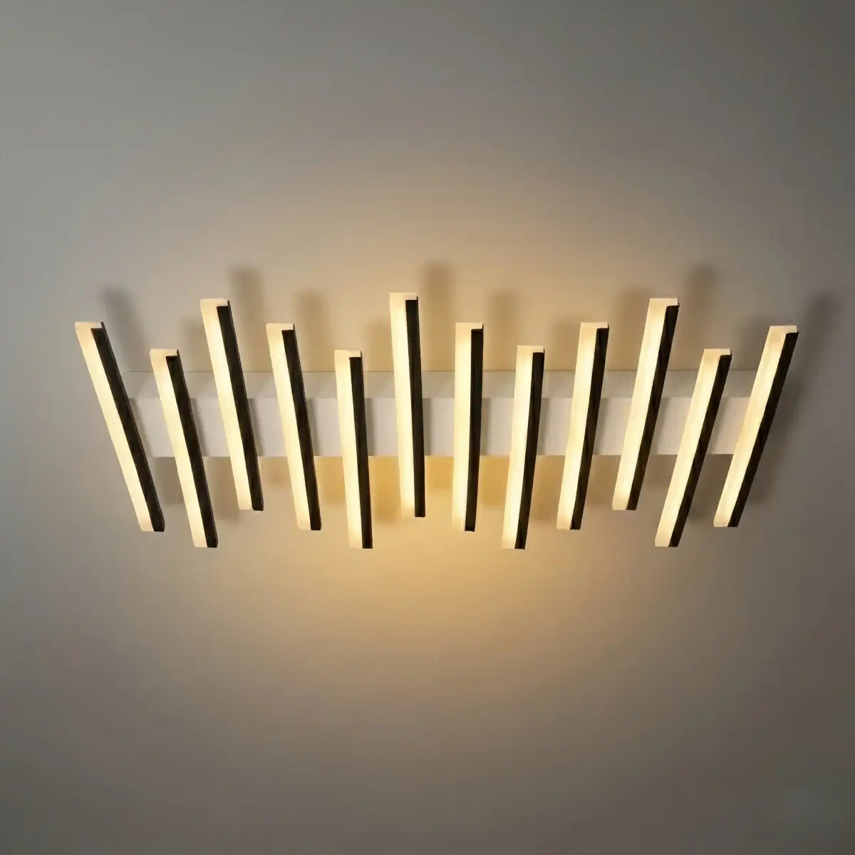 Lámpara de techo lineal minimalista Arcato - Lámpara de techo metálica para sala de estar