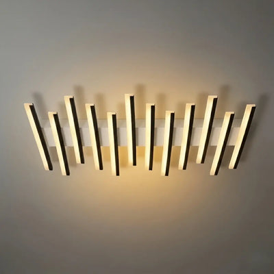 Lámpara de techo lineal minimalista Arcato - Lámpara de techo metálica para sala de estar