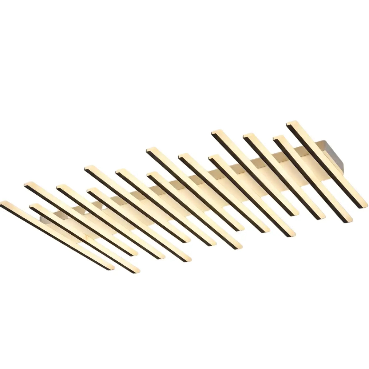 Lámpara de techo lineal minimalista Arcato - Lámpara de techo metálica para sala de estar