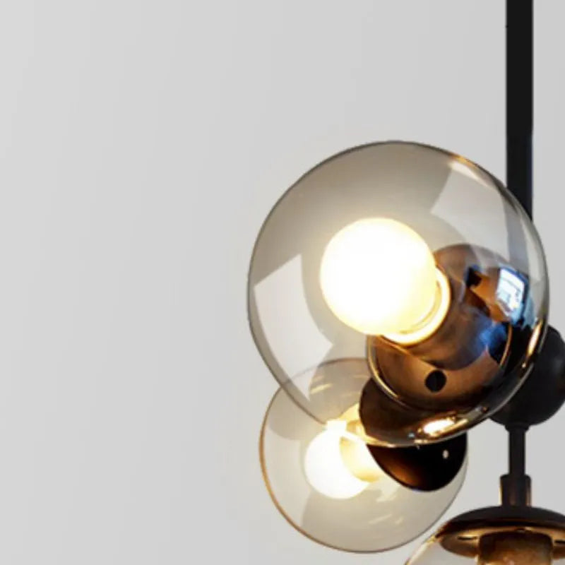 Modern Bubble Cluster Chandelier – Metal  Dining Room