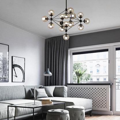 Modern Bubble Cluster Chandelier – Metal  Dining Room