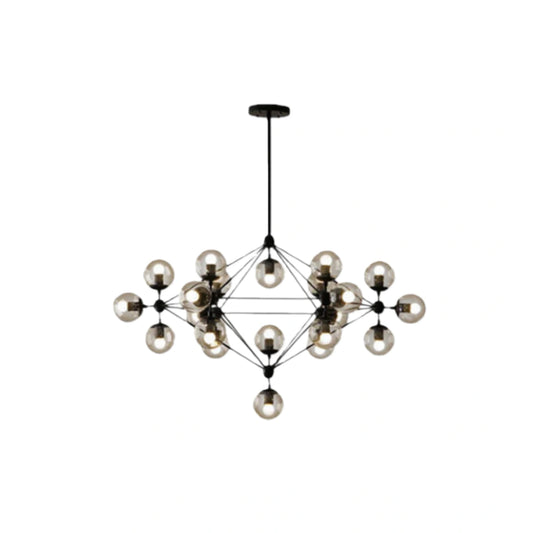 Chandelier – Metal & Glass Chandelier for Living Room
