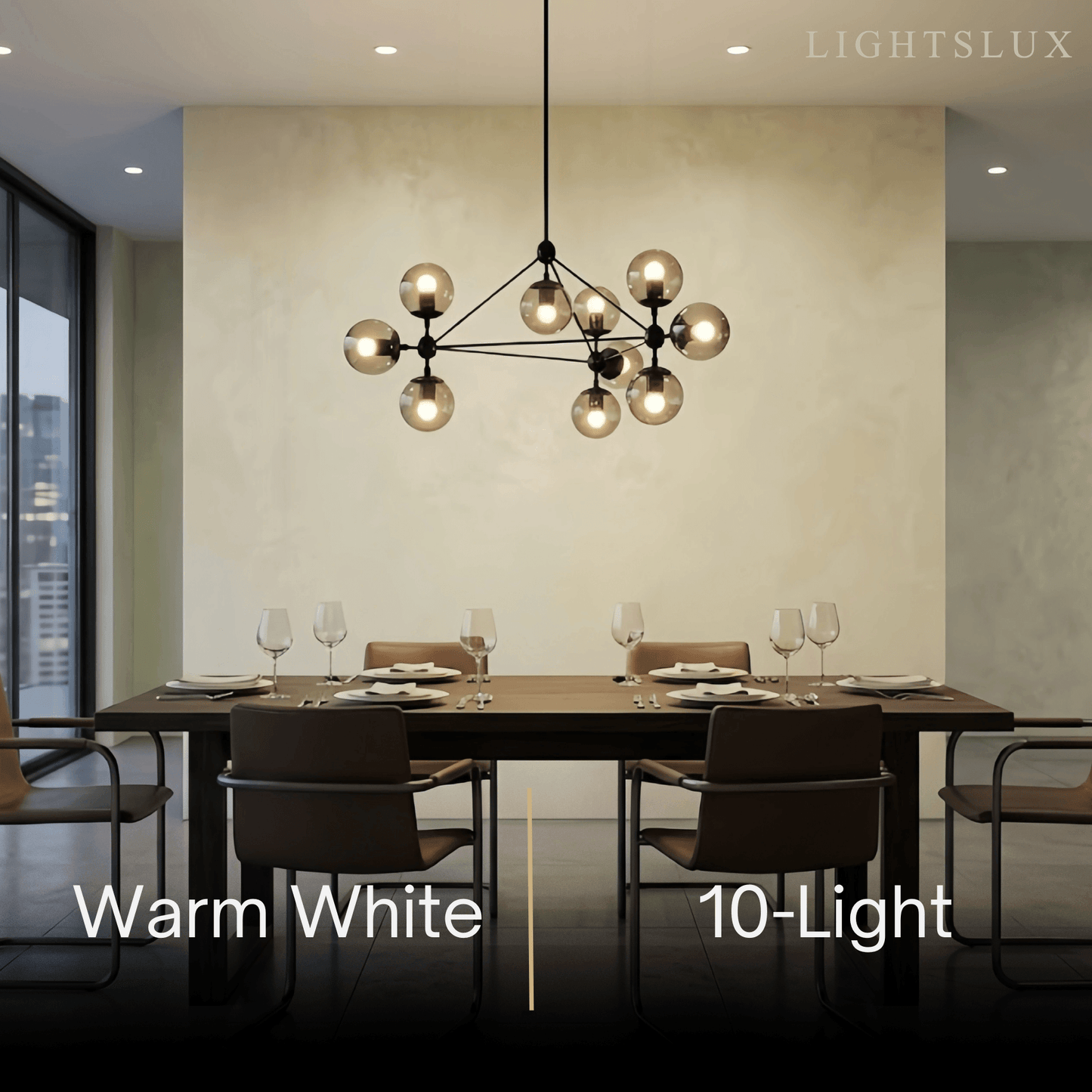 Modern Bubble Cluster Chandelier