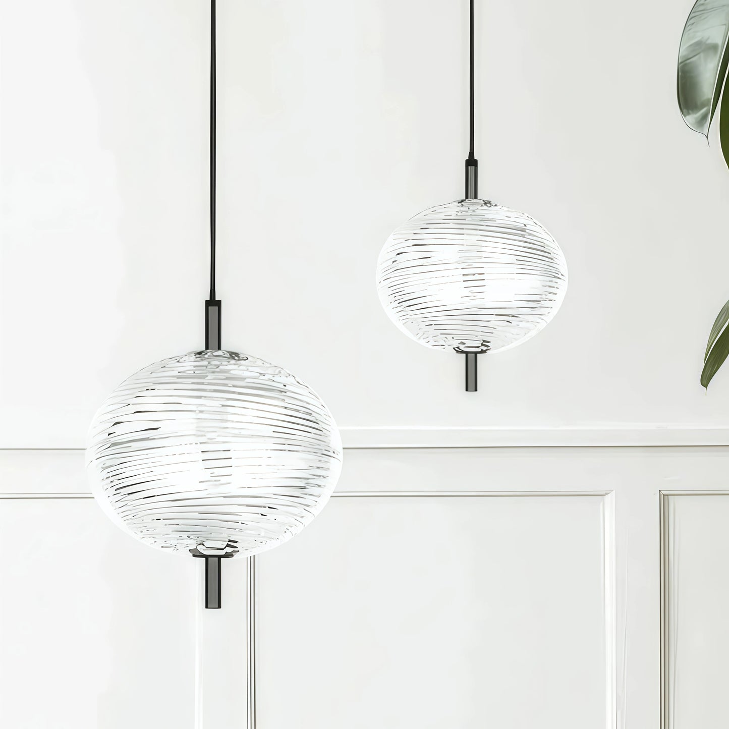 Vetro Modern Glass Pendant Light – Glass in 3 Styles for Dining Room