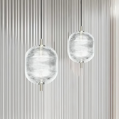 Vetro Modern Glass Pendant Light – Glass in 3 Styles for Dining Room