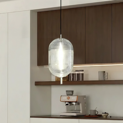 Vetro Modern Glass Pendant Light – Glass in 3 Styles for Dining Room