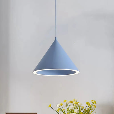 Lámpara colgante cónica Morandia Morandi – Metal y acrílico para comedor