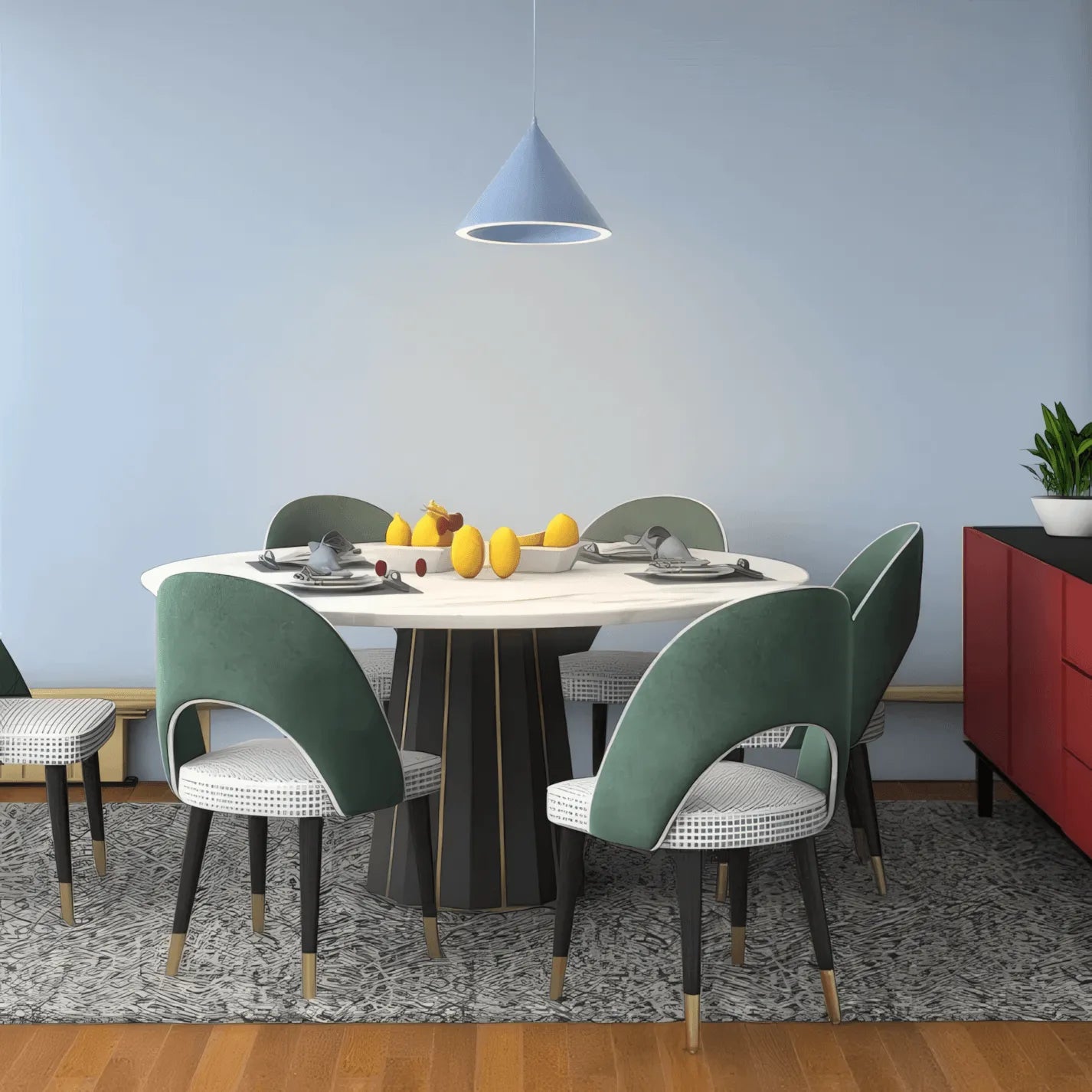 Morandi Conical Pendant Light