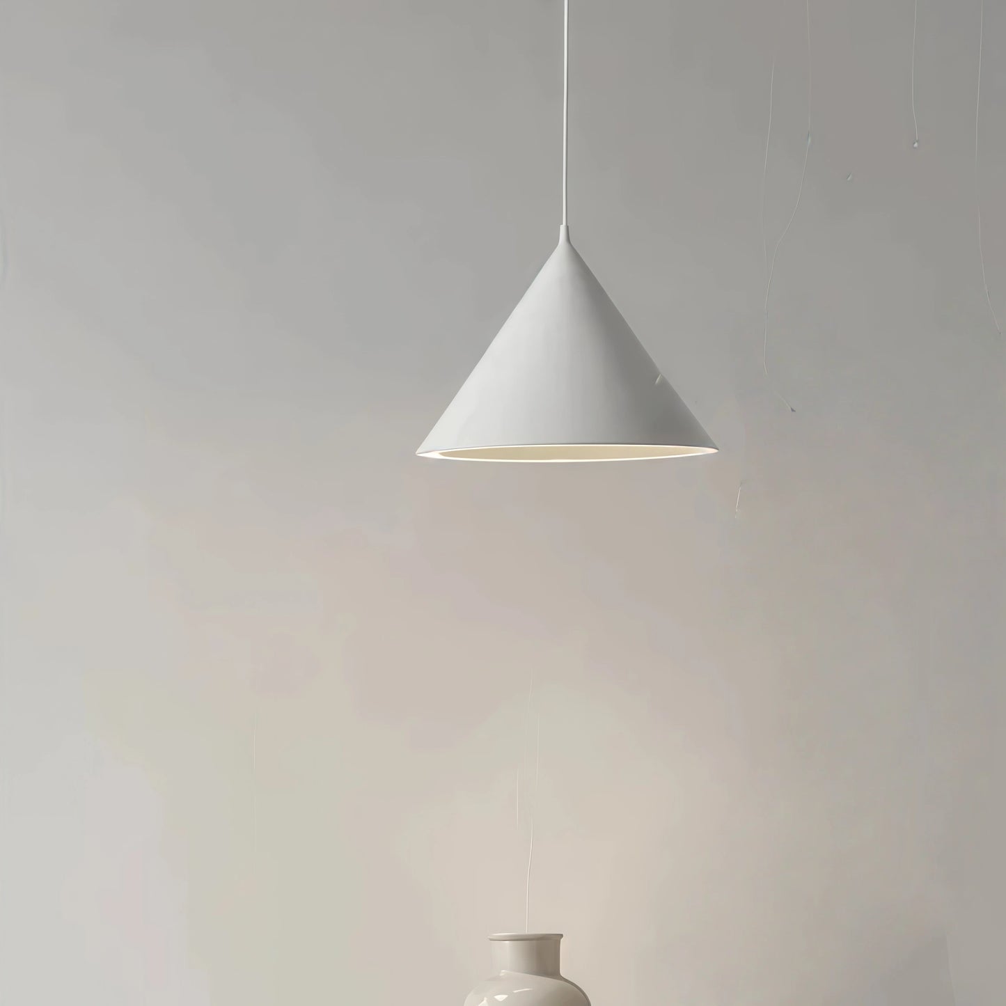 Morandia Morandi Conical Pendant Light – Metal & Acrylic for Dining Rooom
