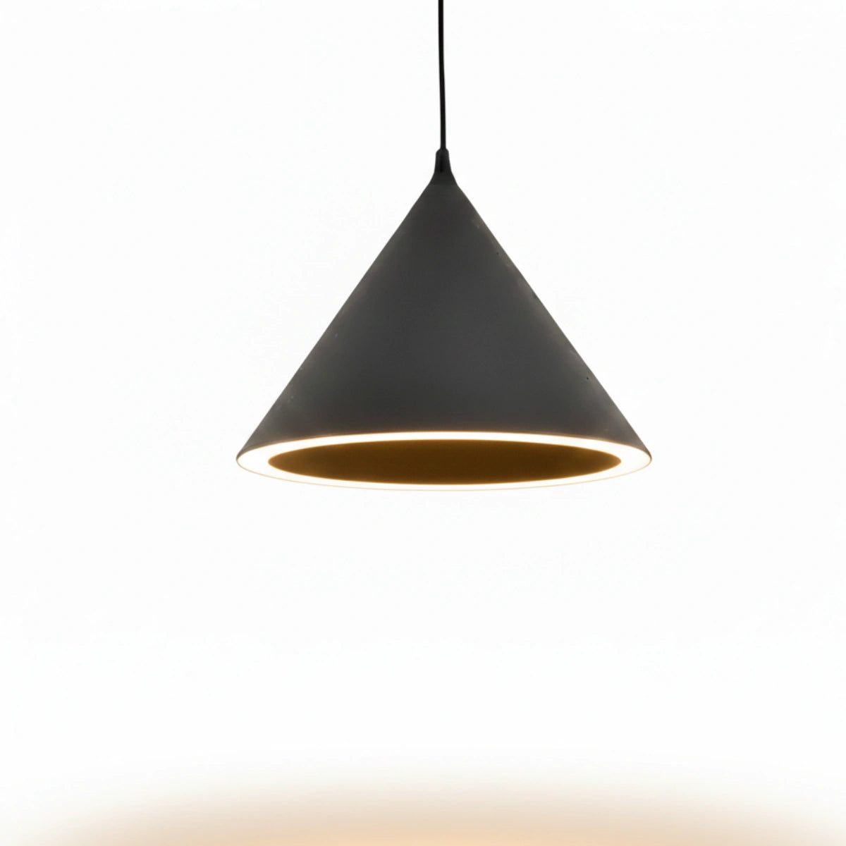 Morandi_Yellow_Pendant_Light_Funnel_Dining_Room