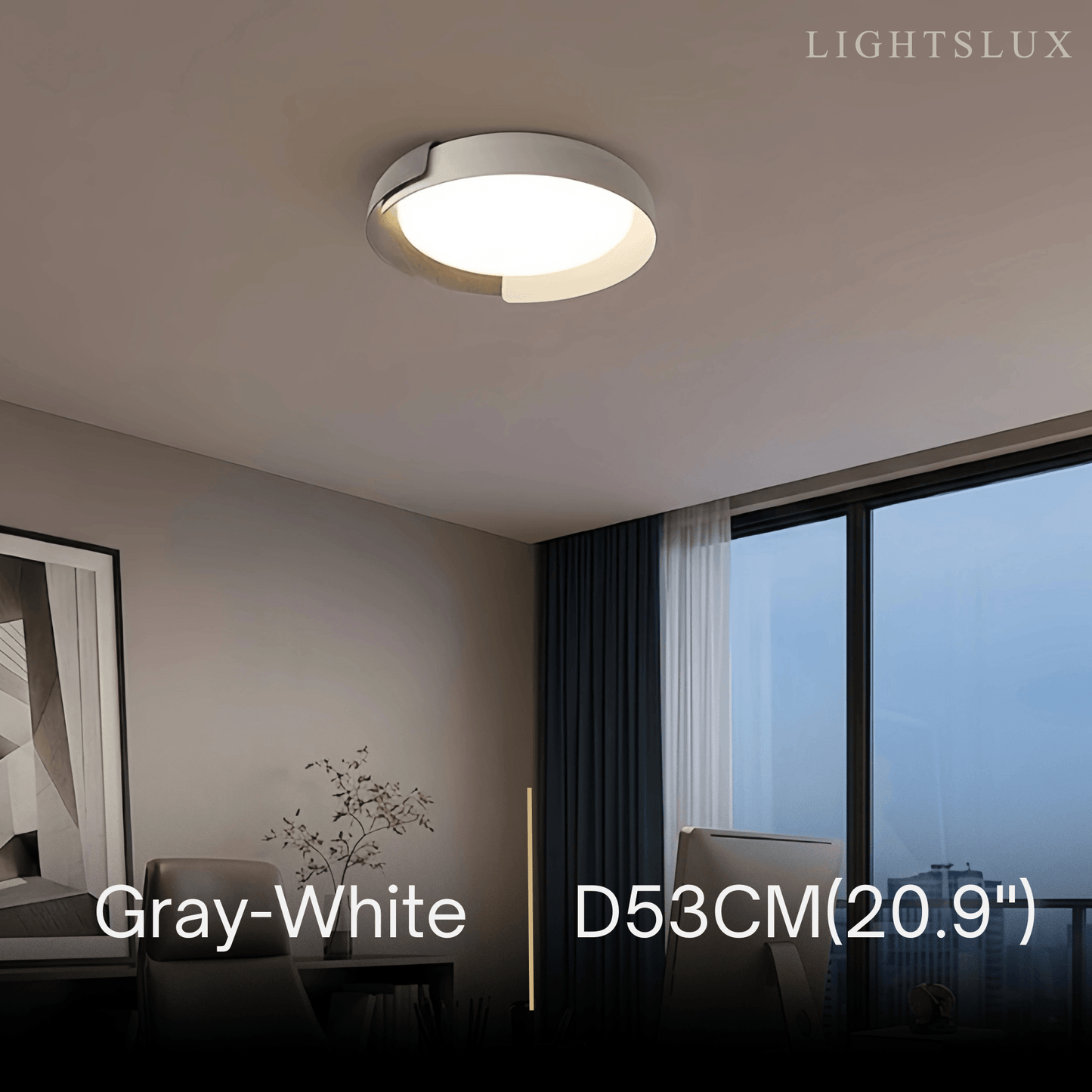 Modern_Round_Flush_Mount_Ceiling_Light