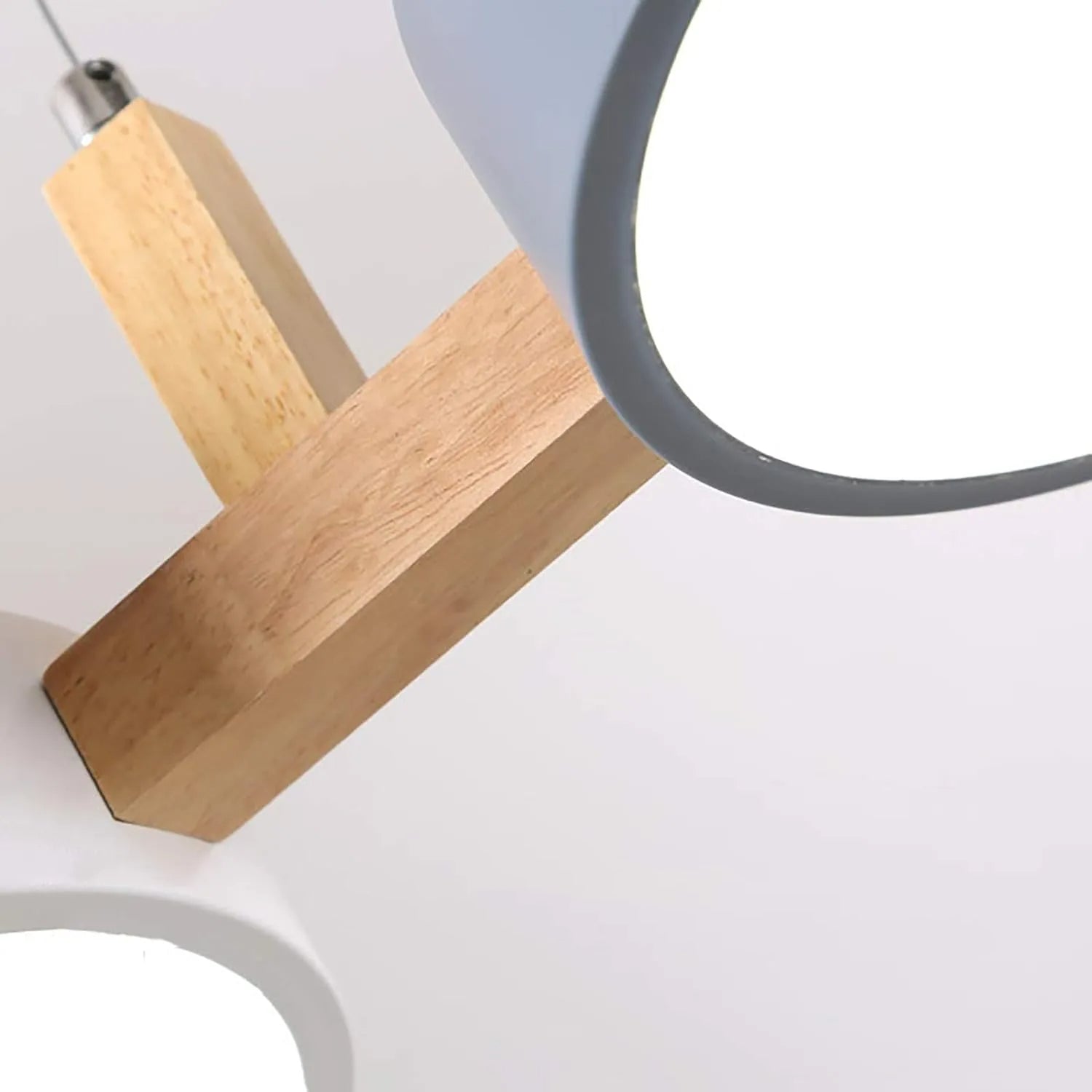 Nordic Pendant Light Circular 3 Head Detail