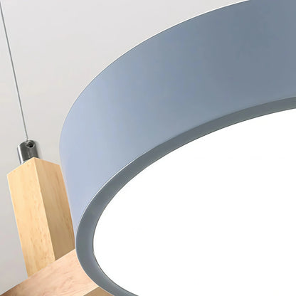 Nordic Pendant Light Circular 3 Head Detail