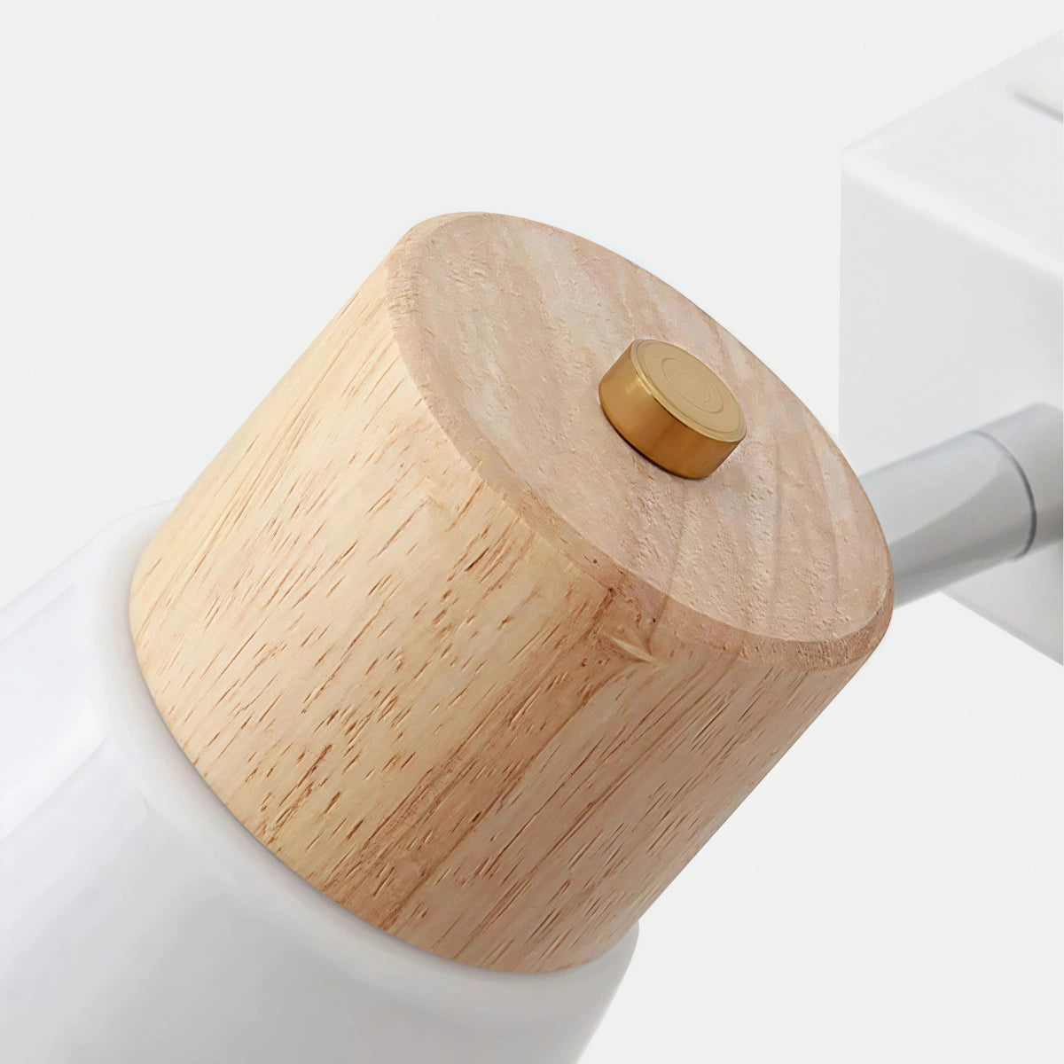 Crema Modern White Vanity Light