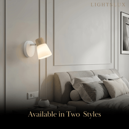 Crema Modern White Vanity Light