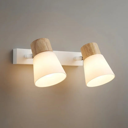 Crema Modern White Vanity Light