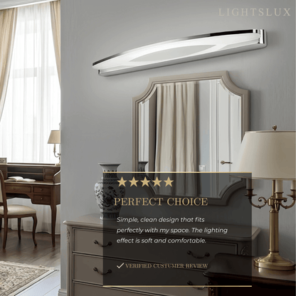 Modern Elliptical Vanity Light 
