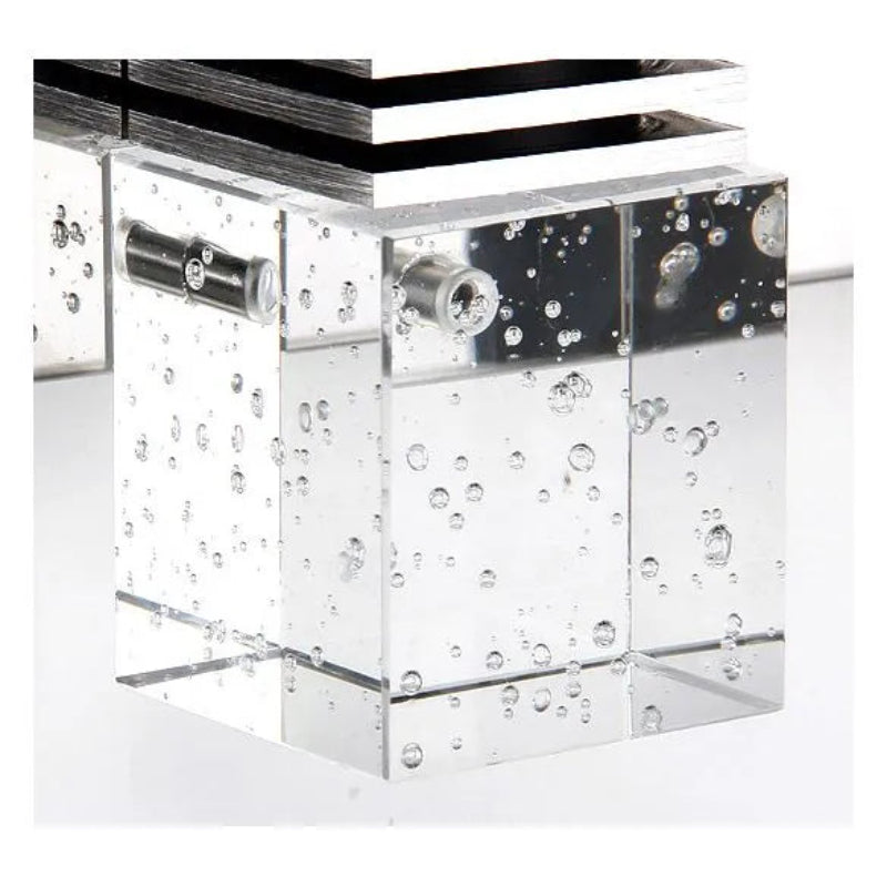 Vanity Light— Crystal & Metal Frame 