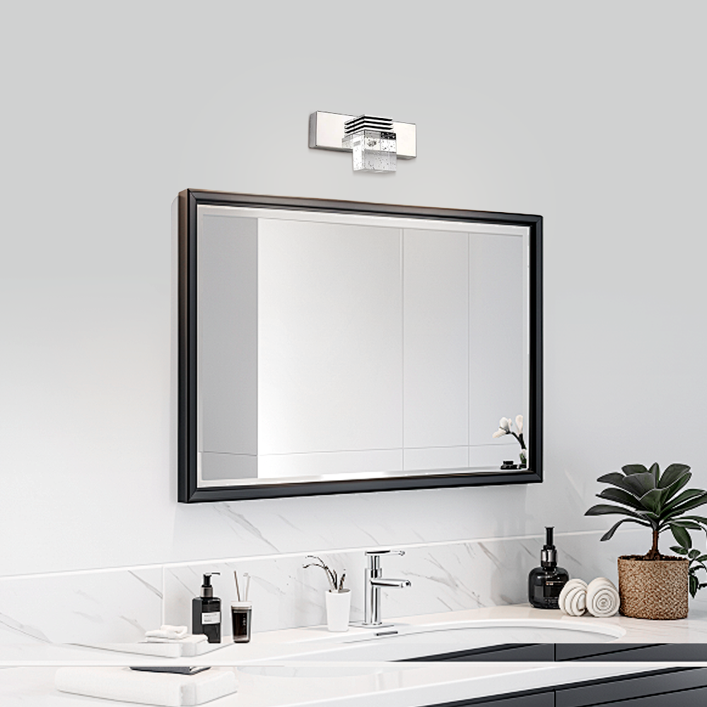 Modern Square Vanity Light