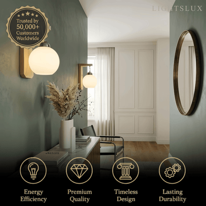Lunara Nordic Beige Vanity Light