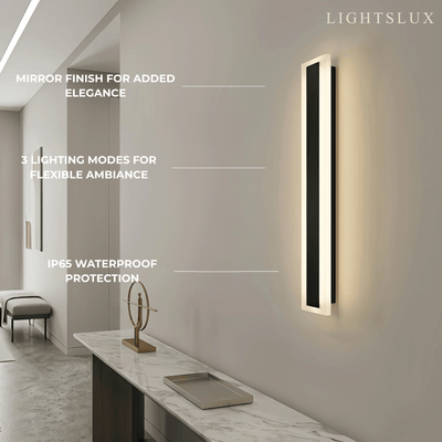 Arcato_Minimalist_Black_LED_Wall_Lamp