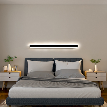 Minimalist Black/White LED Wall Lamp Bedroom
