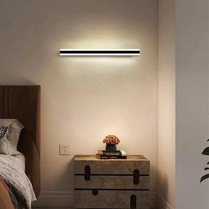 Minimalist Black/White LED Wall Lamp Bedroom