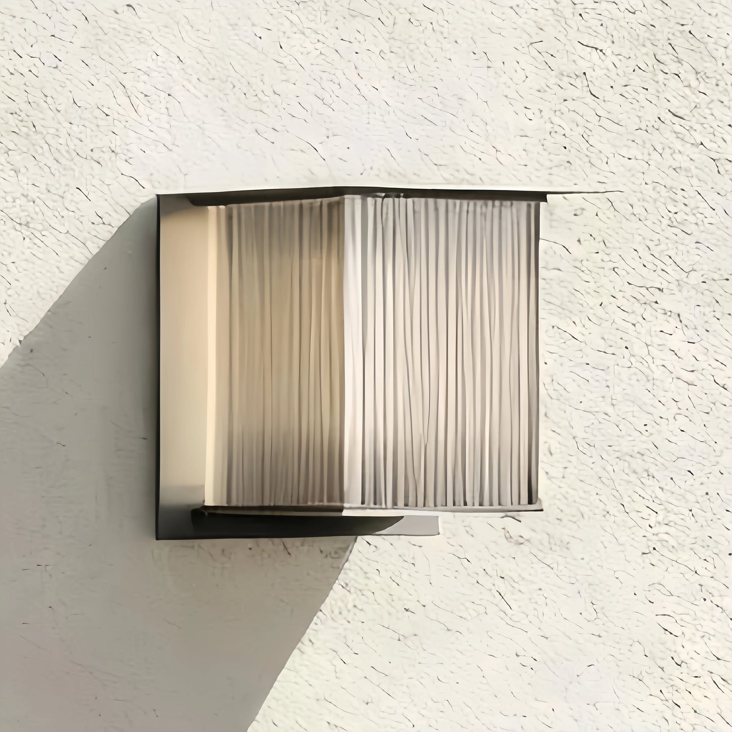 Irondale Industrial Rectangular LED Outdoor Wall Lamp – Waterproof Light for Courtyard