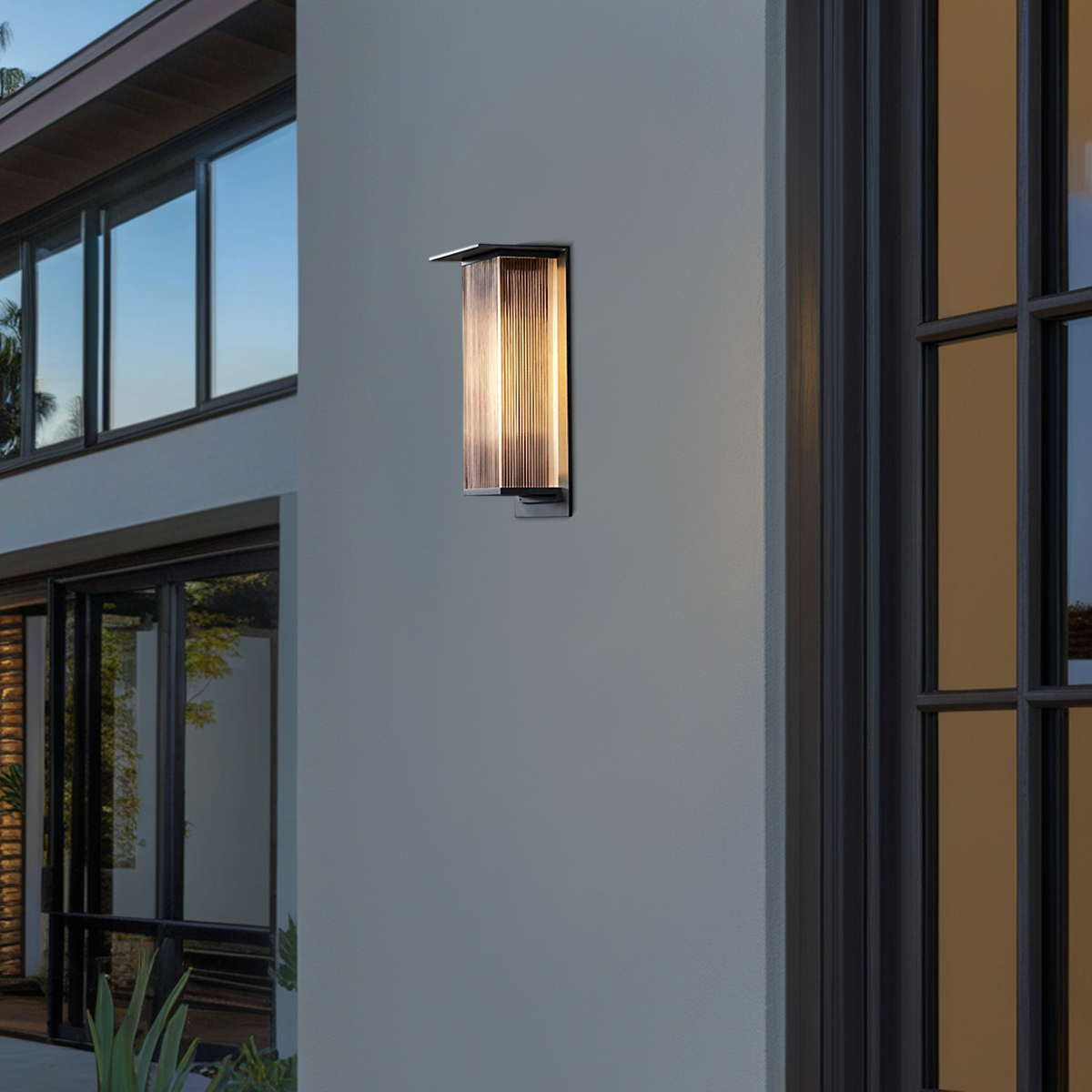 Industrial Rectangular LED Outdoor Wall Lamp