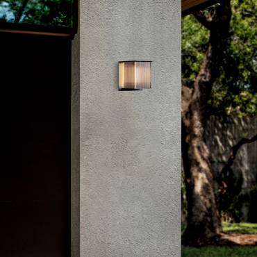 Industrial Rectangular Wall Lamp Garden