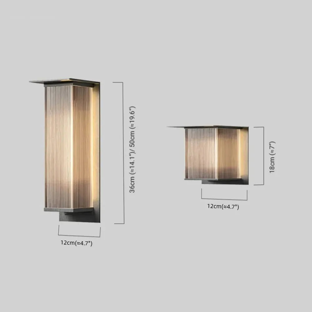 LED Outdoor Wall Lamp – Waterproof Light for Courtyard