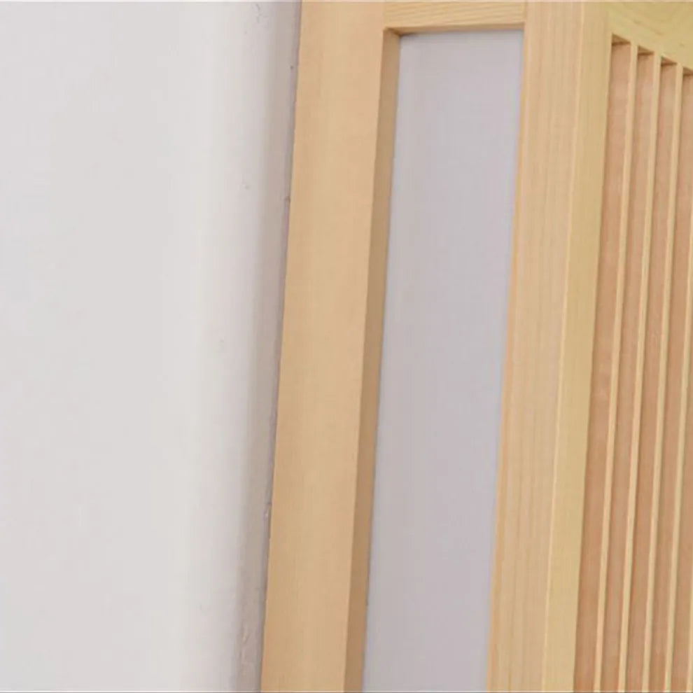 Wood Wall Lamp – Rectangular Log Color