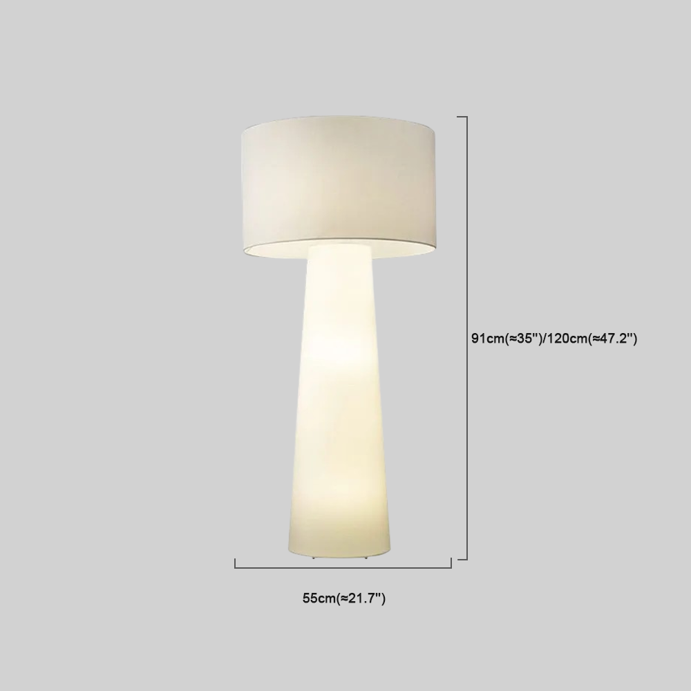 Lunara Minimalist Cylindrical Floor Lamp
