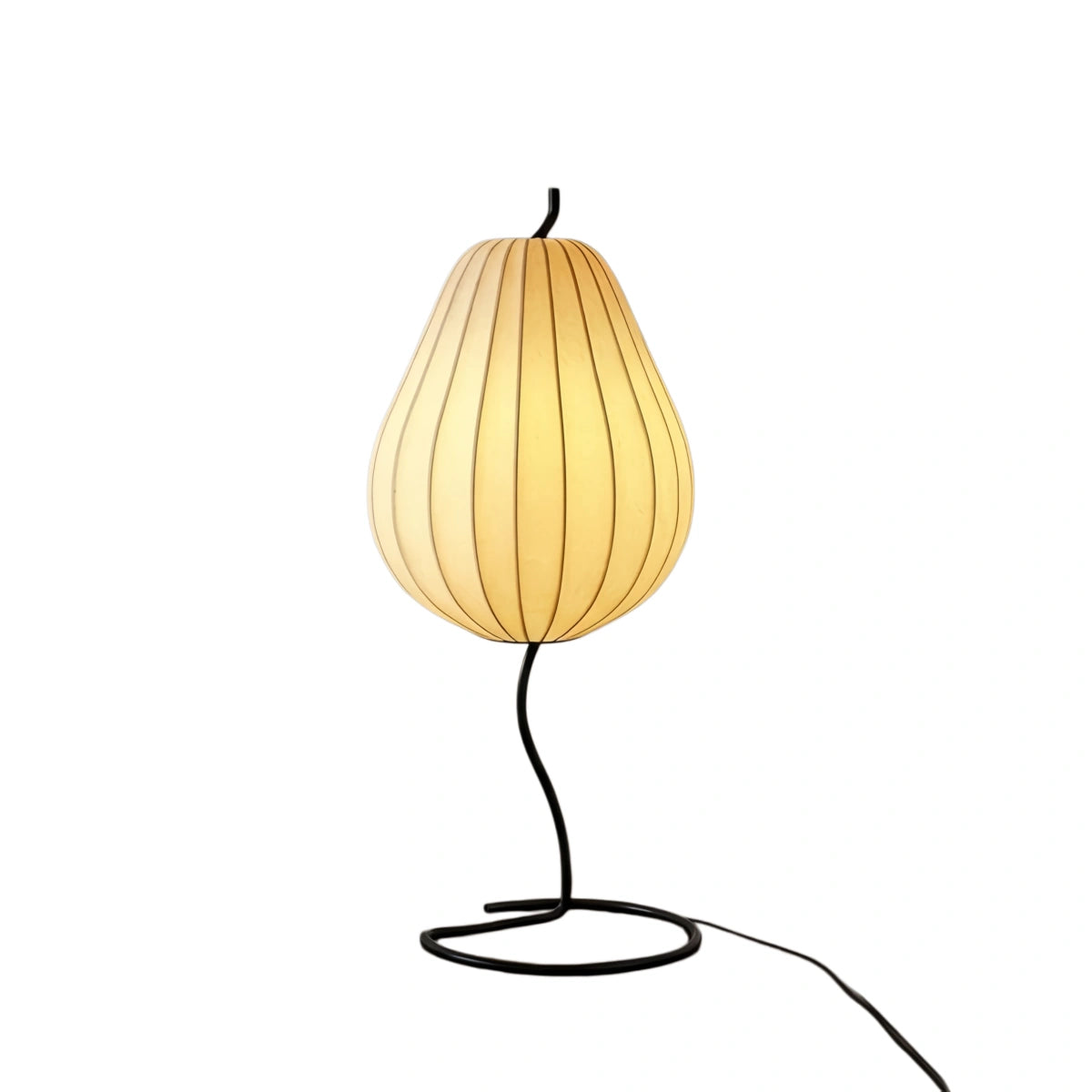 Zenno Japanese Style Floor Lamp with Pear-Shaped 