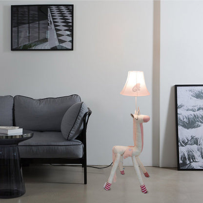 Floor Lamp – Plush & Metal Kids’ Night Light Dining Room