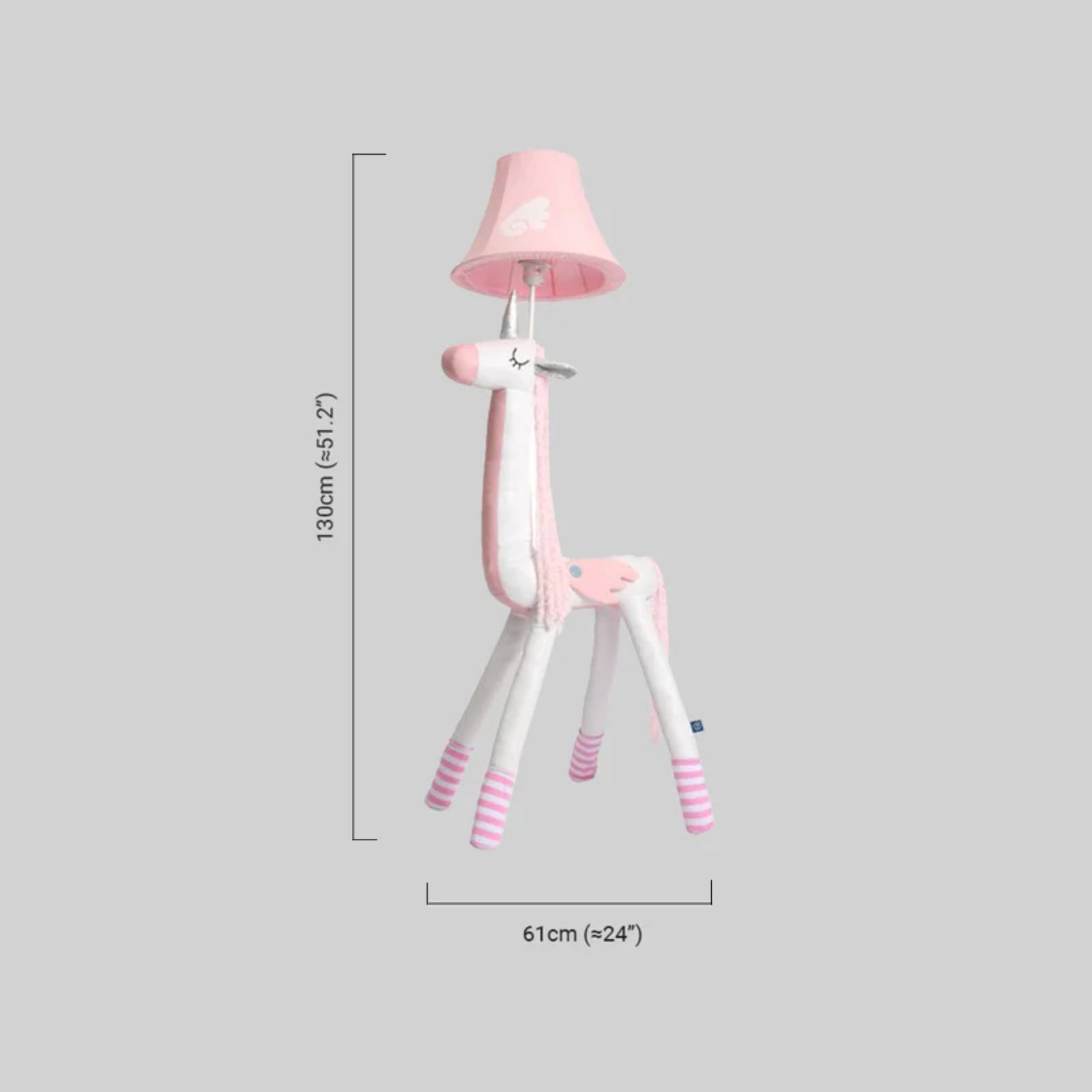 Floor Lamp – Plush & Metal Kids’ Night Light Dining Room