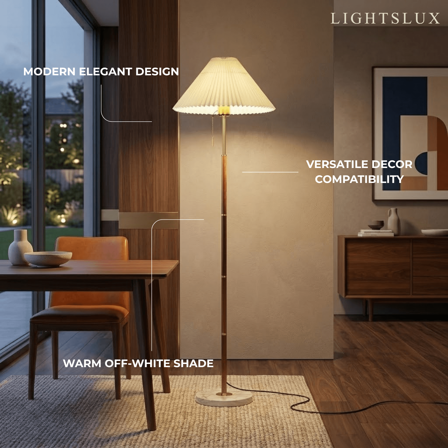 Crema Modern Floor Lamp