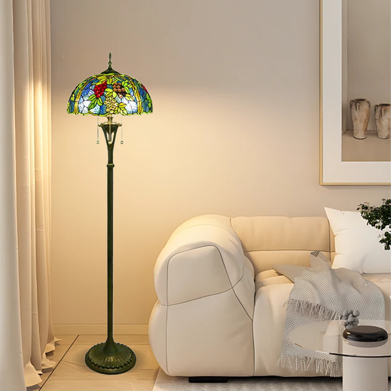 Floor Lamp – Colorful Grapes Design for Bedroom