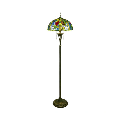Mahara Vintage Metal Floor Lamp – Colorful Grapes Design for Living Room