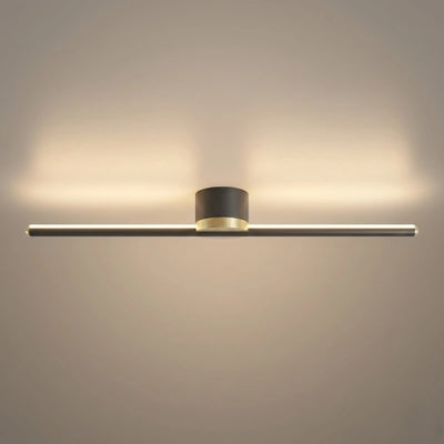 Arcato Minimalist Linear LED Ceiling Light – Black/White Metal for Hallway/Living Room
