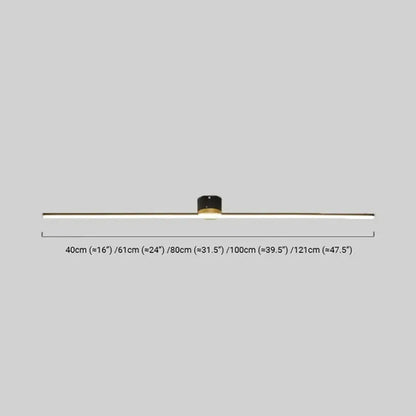 Minimalist Linear LED Ceiling Light Linear Size