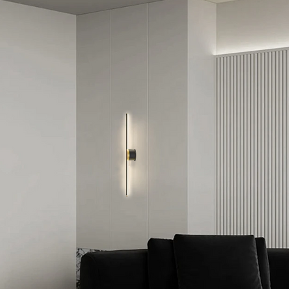 Modern Black Ceiling Light Linear Living Room 60cm A