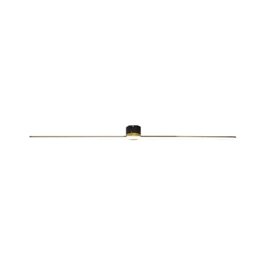 Arcato Minimalist Linear LED Ceiling Light – Black/White Metal for Hallway/Living Room