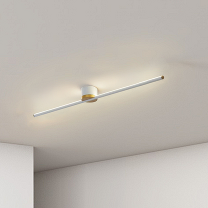 Modern White Ceiling Light Linear 80cm A