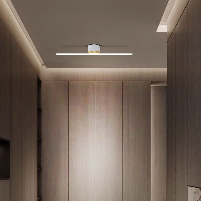 Modern White Ceiling Light Linear Hallway 80cm B